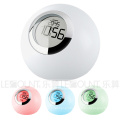 LED Atmosphere Night Light with Time Clock and Alarm Clock (LNT010)